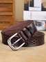 Vintage Faux Leather Laser Cut Belt