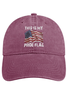 Men's /Women's Funny This Is My Pride Flag Graphic Printing  Denim Hat
