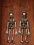 Halloween Retro Punk Skeleton Skull Earrings