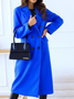Shawl Collar Casual Coat