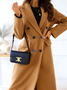 Shawl Collar Casual Coat