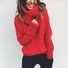 Yarn/Wool Yarn Casual Plain Sweater