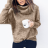 Yarn/Wool Yarn Casual Plain Sweater