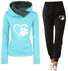 Dog Casual Hoodie Loose Two-Piece Set
