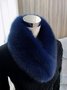 Women Minimalist Warmth Imitation Fur Neck Gaiter