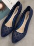 Waterproof Hollow Out Low Heel Hallow Shoes
