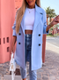 Lapel Collar Casual Coat