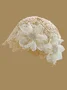 Elegant Imitation Pearls Applique Knitted Hat