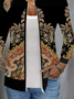 Nationality/Ethnic Daily Loose Casual H-Line Long Sleeve Jacket