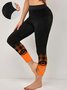 Plus Size Casual Halloween Tight Legging