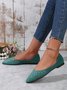 Rhinestone Irregular Fashion Shallow Shoes
