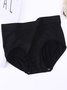 Plain Hollow Out Casual Panty