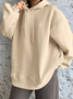 Hoodie Plain Casual Hoodie