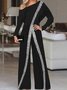 Plain Loose Casual Jumpsuit
