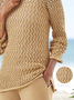 Casual Crew Neck Sweater