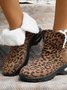 Cotton Wedge Heel Winter Casual Cotton-Padded Boots