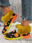 Winter Halloween Casual Canvas Cotton-Padded Boots
