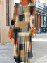 Plus size Abstract Casual Dress