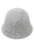 Women Casual Warm Faux Fur Bucket Hat