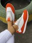 Women's Color Block Non-slip Sole Walking Shoes