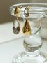 Drop-shaped Crystal Dangle Earrings