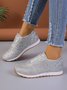 Sparkling Gillter Elasticated Slip On Fashion Sneakers