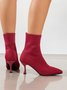 Women Minimalist High-Elastic Stiletto Heel Sock Boots