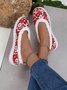 Christmas Santa Claus Warm Fleece-lined Shallow Shoes