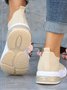 Women Breathable Mesh Fabric Slip On Sneakers