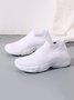 Women Breathable Mesh Fabric Slip On Sneakers