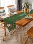Christmas Cartoon Printed Letter Graphic Tablecloth