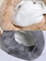 Women Outdoor Thicken Furry Bucket Hat