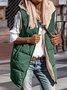 Acetate Casual Hoodie Loose Vest