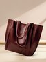 Women Vintage Minimalist Large Capacity Tote Bag