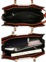 Crocodile Embossed Handbag Large Capacity Commuting Square Crossbody Bag