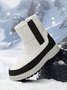 Thick Bottom Pu Winter Cotton-Padded Boots