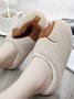 Casual Embroidery Cartoon Animal Fluffy Toe-covered Slippers