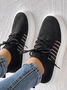 Casual Mesh Fabric Skate Shoes