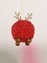 Single Cartoon Felt Elk Christmas Tree Ornament
