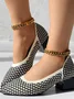 All Season Casual Plain Mesh Fabric Shallow Shoes