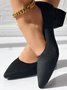 All Season Casual Plain Mesh Fabric Shallow Shoes