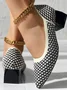 All Season Casual Plain Mesh Fabric Shallow Shoes