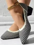 All Season Casual Plain Mesh Fabric Shallow Shoes