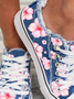 Casual Floral All Season Canvas Shoes