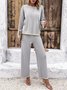 Loose Casual Two-Piece Set