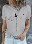 Cotton Dragonfly Regular Fit Casual T-Shirt