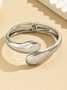 Women Minimalist Irregular Metal Cuff Bangle