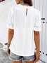 Loose Casual Plain Shirt