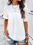 Loose Casual Plain Shirt