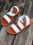 Plain Pu Summer Sandal